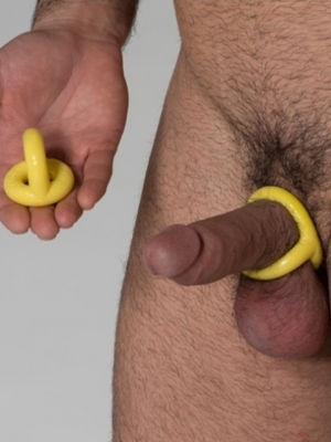 Sport Fucker TPR Cock Ring Yellow