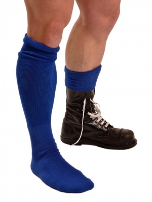 Football Socken blau