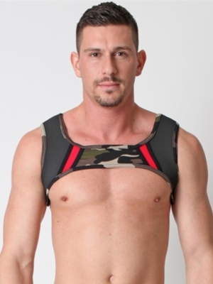 Commando Harness - Camouflage / Red