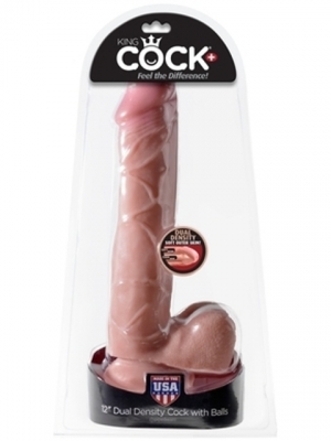 King Cock With Balls + Dual Density 30,50