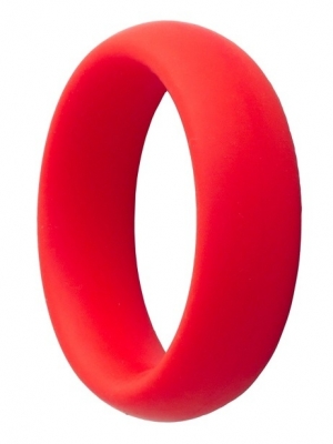 Silicone Donut Cockring Red