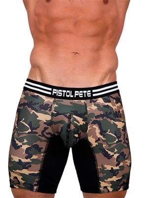 Pistol Pete Commando Compression Short Underwear Olive