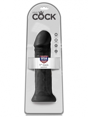 King Cock 27.95 cm. (11.00 inch) Cock - Black