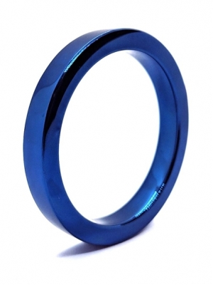 Stainless Steel BlueBoy 8 mm. Flat Body Cock Ring