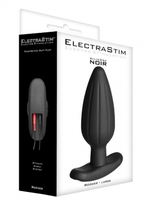 ElectraStim Silicone Noir -Rocker- Large Butt Plug