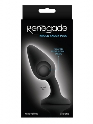 Renegade - Knock Knock Plug - Black