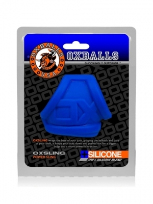 OXBALLS [SIL|TPR] Oxsling Cocksling - Cobalt Ice