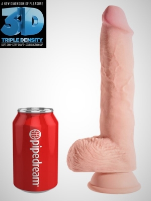 King Cock Plus Triple Density Cock with Balls (10.0)