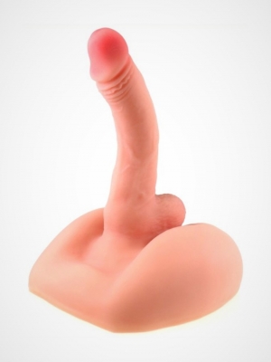 GENERIQUE Realistischer Masturbator CockAss Penis 16 x 4.3 cm