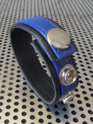 Leder Blue Cock strap